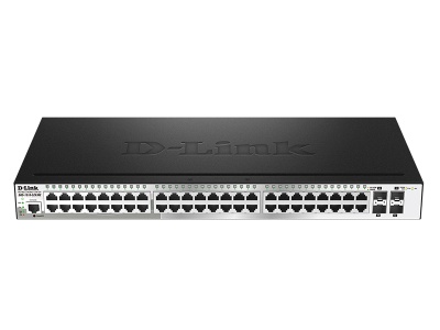 D-Link DGS-1510-52X/ME/A1A, Managed Gigabit Switch with 48 Ports 10/100/1000Base-T + 4 10GBase-X SFP+ ports