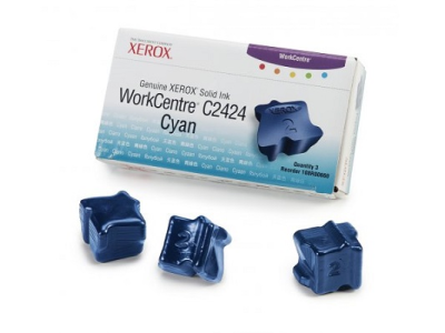 Чернила голубые (3шт.) XEROX WC C2424