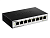 D-Link DGS-1100-08/B1A, L2 Smart Switch with 8 10/100/1000Base-T ports.8K Mac address, 802.3x Flow Control, Port Trunking, Port Mirroring, IGMP Snooping, 32 of 802.1Q VLAN, VID range 1-4094, Loopback