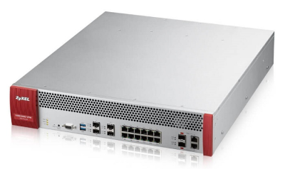Zyxel Межсетевой экран USG2200, 2U Rack, конфигурируемые GE порты 12xLAN и 4xSFP, 2x10G Combo, 2xUSB3.0, AP Controller (2/514)