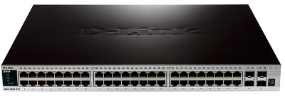 D-Link DGS-3420-52T/B1A, 48-ports 10/100/1000Base-T L2+ Stackable Management Switch with 4-ports SFP+