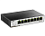 D-Link DGS-1100-08PD/B1A, L2 Smart Switch with 7 10/100/1000Base-T ports and 1 10/100/1000Base-T PD port.8K Mac address, 802.3x Flow Control, Port Trunking, Port Mirroring, IGMP Snooping, 32 of 802.