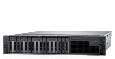 DELL PowerEdge R740 2U/ 8LFF/ 1x4110 (8-Core, 2.1 GHz, 85W)/ 1x16GB RDIMM/ 730P 2GB mC/ 1x1TB 7.2K SATA/ 4xGE/ 1x750W/ RC1/ 4 std FAN/ noDVD/ Bezel noQS/ Sliding Rails/ CMA/ 3YPSNBD