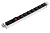 Блок розеток Rem-16 с выкл., 7 Shuko, вход IEC 60320 C20, 16A, алюм., 19"