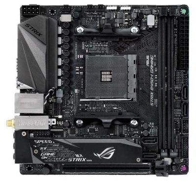 ASUS ROG STRIX B450-I GAMING, B450, 2*DDR4, HDMI, SATA3 + RAID, Audio, Gb LAN, USB 3.1*8, USB 2.0*2, mIATX ; 90MB0Z50-M0EAY0