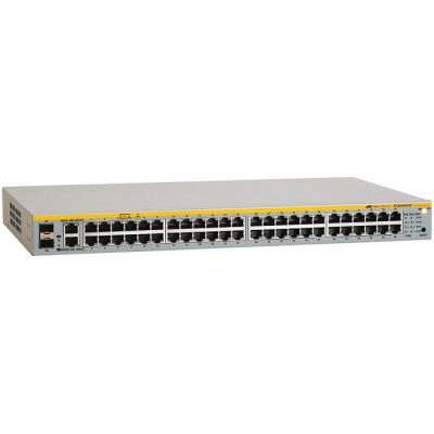 Allied Telesis 48  Port Fast Ethernet WebSmart Switch with 4 uplink ports (2  x 10/100/1000T and  2 x SFP-10/100/1000T Combo ports)