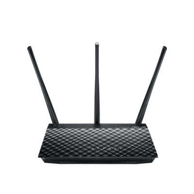 ASUS RT-AC53 //  роутер  802.11b/g/n/ac, до 300 + 433Мбит/c, 2,4 + 5 гГц, 3 антенны, USB ; 90IG02Z1-BM3000