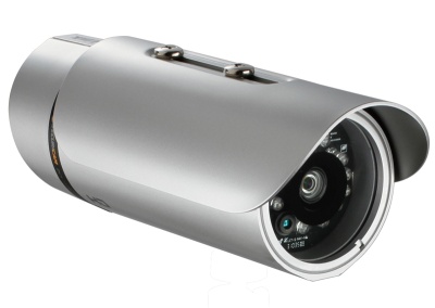 D-Link DCS-7110, PoE, 1/4" megapixel CMOS sensor, Real-time H.264/ MPEG-4/ MJPEG, Max. resolution 1280x800 at 30 fps