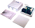Настенная розетка, 1 порт RJ-45 категории 5е и 1 порт RJ-12, UTP, белая