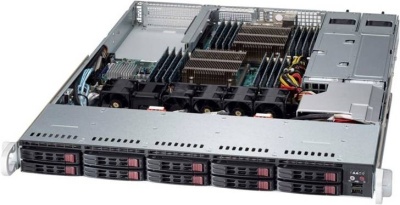 Supermicro SuperServer 1U 1028R-WTR no CPU(2) E5-2600v3/v4 no memory(16)/ on board C612 RAID 0/1/5/10/ no HDD(10)SFF/ 2xGE/ 2xFHHL/ 2x750W Platinum/ Backplane 10xSATA/SAS